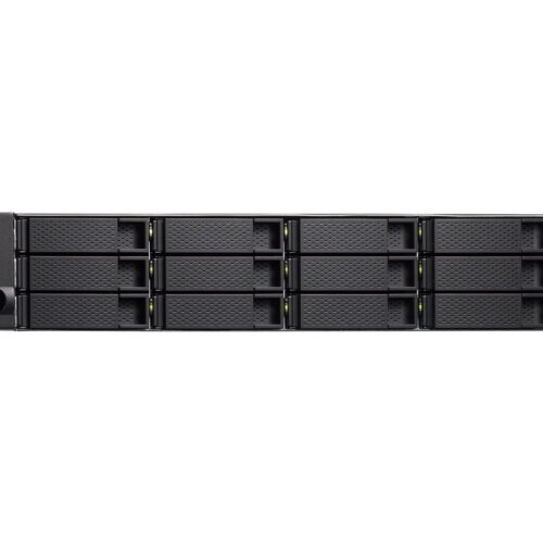 QNAP TS-1283XU-RP-E2124-8G 12-Bay NAS E-2124 8Go DDR4 12×2.5p/3.5p SATA HDD/SSD 4 GigaLan 2x10GbE SFP