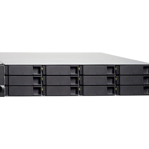 QNAP TS-1283XU-RP-E2124-8G 12-Bay NAS E-2124 8Go DDR4 12×2.5p/3.5p SATA HDD/SSD 4 GigaLan 2x10GbE SFP