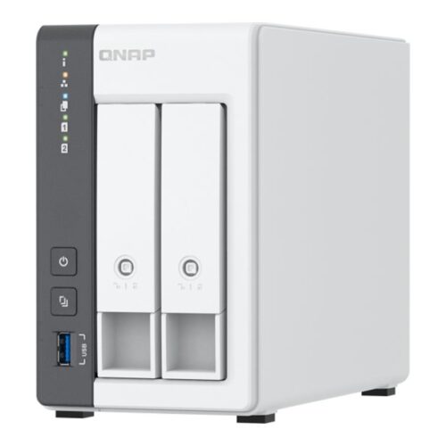 QNAP TS-216G 2-bay ARM 4-core Cortex-A55 2.0GHz 2xSATA 6Gb/s 3.5/2.5p 4Go RAM on-board 1xGbE 1×2.5GbE 1xUSB3.2 Gen1 and 2xUSB2.0