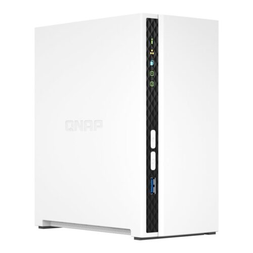 QNAP TS-233 2 bay ARM 2.0GHz Quad core 2xSATA 6Gb/s 2Go RAM on-board 1xGbE 1xUSB3.2 Gen1 and 2xUSB2.0