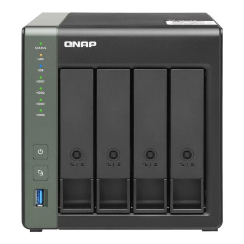 QNAP TS-431X3-4G 4-Bay NAS AL314 4Go DDR3L SODIMM RAM SATA 6Gb/s 1x 10GbE SFP+ LAN 1×2.5GbE + 1xGbE LAN