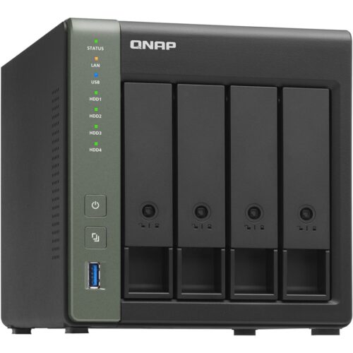 QNAP TS-431X3-4G 4-Bay NAS AL314 4Go DDR3L SODIMM RAM SATA 6Gb/s 1x 10GbE SFP+ LAN 1×2.5GbE + 1xGbE LAN