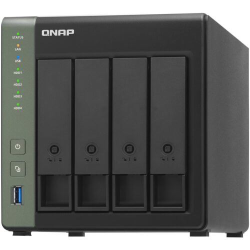 QNAP TS-431X3-4G 4-Bay NAS AL314 4Go DDR3L SODIMM RAM SATA 6Gb/s 1x 10GbE SFP+ LAN 1×2.5GbE + 1xGbE LAN