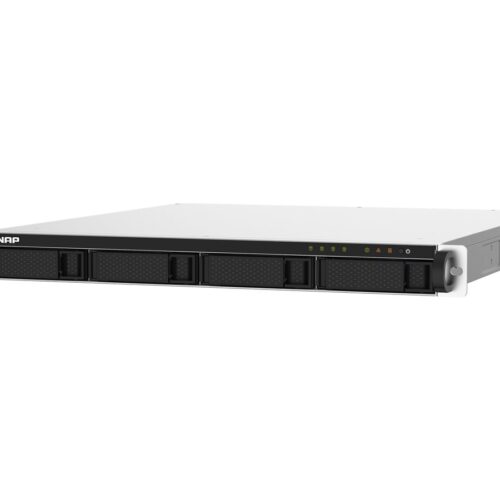 QNAP TS-432PXU-RP-2G 4-Bay rackmount NAS AL324 2Go DDR4 UDIMM RAM SATA 6Gb/s 2x 10GbE SFP+ 2x 2.5GbE 1x PCIe Gen2 x2 slot 250W