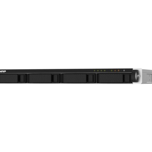 QNAP TS-432PXU-RP-2G 4-Bay rackmount NAS AL324 2Go DDR4 UDIMM RAM SATA 6Gb/s 2x 10GbE SFP+ 2x 2.5GbE 1x PCIe Gen2 x2 slot 250W