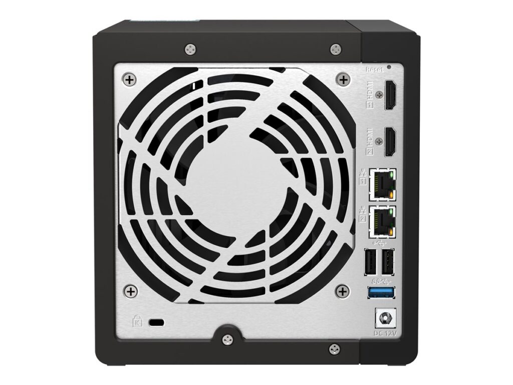 QNAP TS-453E-8G 4-bay desktop NAS Intel Celeron J6412 4C 2.0GHz burst 2.6GHz onboard 8Go RAM 2xHDMI 1.4b 2xM.2 2280 PCIe slots