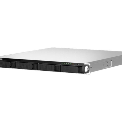 QNAP TS-464U-RP-8G 1U 4-Bay rackmount NAS Intel Celeron N5105/N5095 quad-core 8Go RAM onboard