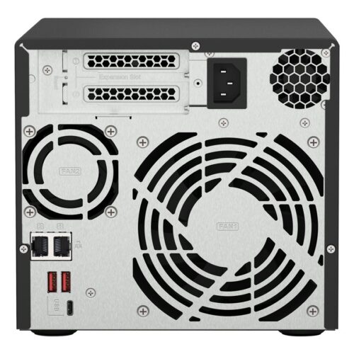 QNAP TS-473A-8G NAS AMD Ryzen Embedded V1500B 8Go SO-DIMM DDR4 4x 2.5/3.5inch SATA 6Gbps 2x M.2 2280 NVMe PCIe Gen3 x1 slots