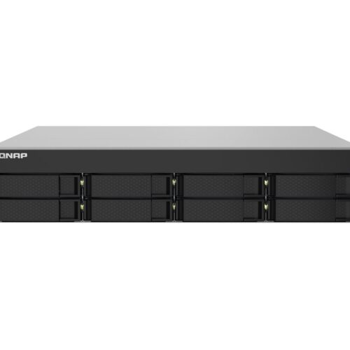 QNAP TS-832PXU-RP-4G 8-Bay rackmount NAS AL324 4Go DDR4 UDIMM RAM SATA 6Gb/s 2x 10GbE SFP+ 2x 2.5GbE 1x PCIe Gen2 x2 slot 250W