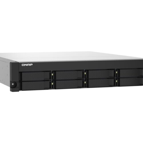 QNAP TS-832PXU-RP-4G 8-Bay rackmount NAS AL324 4Go DDR4 UDIMM RAM SATA 6Gb/s 2x 10GbE SFP+ 2x 2.5GbE 1x PCIe Gen2 x2 slot 250W