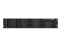 QNAP TS-855eU-8G 8-bay short depth rackmount NAS Intel Atom C5125 8C 2.8GHz 8GB RAM 2×2.5GbE 2xM.2 2280 2xPCIe Gen3 PSU