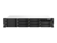 QNAP TS-864eU-RP-8G 2U 8-bay short depth 12inch rackmount NAS Intel Celeron N5095 quad-core 8Go onboard 8×3.5/2.5 SATA 2x300W r