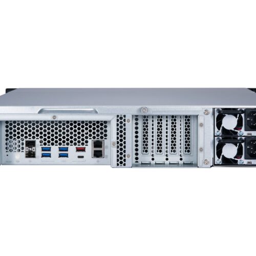 QNAP TS-877XU-RP-3600-8G 8-Bay NAS Ryzen 5 3600 8Go DDR4 8×2.5/3.5p SATA HDD/SSD 2xGbE LAN 2x10GbE SFP+ USB3.1/3.0 300W