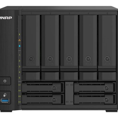 QNAP TS-932PX-4G 9-Bay NAS AL324 4Go DDR4 SODIMM 5×3.5p 4×2.5p drive slots 2x10GbE SFP+ LAN 2×2.5GbE LAN 3xUSB 3.2 Gen1