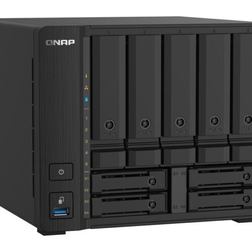 QNAP TS-932PX-4G 9-Bay NAS AL324 4Go DDR4 SODIMM 5×3.5p 4×2.5p drive slots 2x10GbE SFP+ LAN 2×2.5GbE LAN 3xUSB 3.2 Gen1