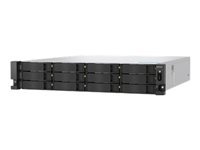 QNAP TS-h1277AXU-RP-R5-16G 2U 12-bay NAS AMD Ryzen 5 Pro 7645 6C/12T boost up to 5.1GHz 16Go DDR5 non-ECC RAM