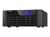 QNAP TS-h1290FX-7232P-64G 12 Bay U.2 NVMe PCIe Gen4 x4 all-flash desktop NAS AMD EPYC 8-core 7232P 64Go RDIMM ECC DDR4