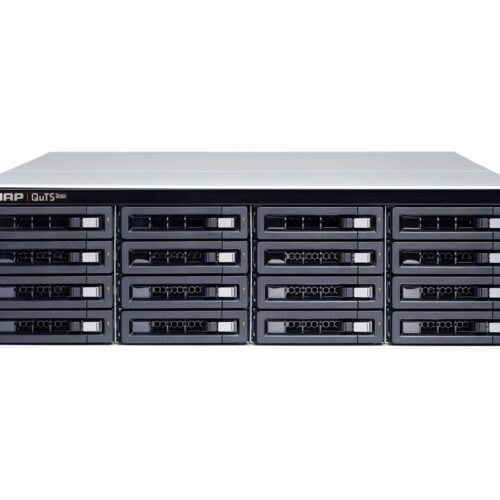 QNAP TS-h1677XU-RP-3700X-32G 16-bay QuTS hero NAS AMD Ryzen 7 3700X 8c 3.6GHz 32Go RAM 2xGbE 2x10GbE USB