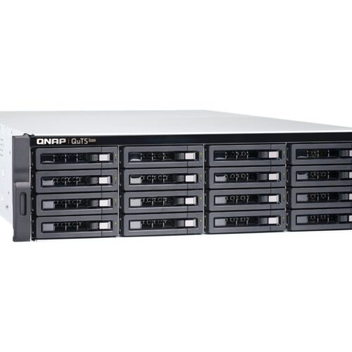 QNAP TS-h1677XU-RP-3700X-32G 16-bay QuTS hero NAS AMD Ryzen 7 3700X 8c 3.6GHz 32Go RAM 2xGbE 2x10GbE USB