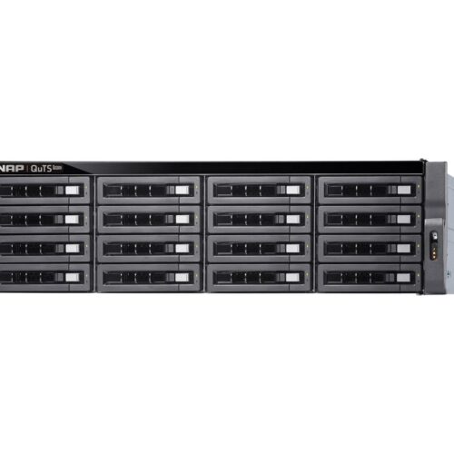 QNAP TS-h1677XU-RP-3700X-32G 16-bay QuTS hero NAS AMD Ryzen 7 3700X 8c 3.6GHz 32Go RAM 2xGbE 2x10GbE USB