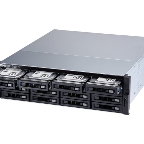 QNAP TS-h1677XU-RP-3700X-32G 16-bay QuTS hero NAS AMD Ryzen 7 3700X 8c 3.6GHz 32Go RAM 2xGbE 2x10GbE USB