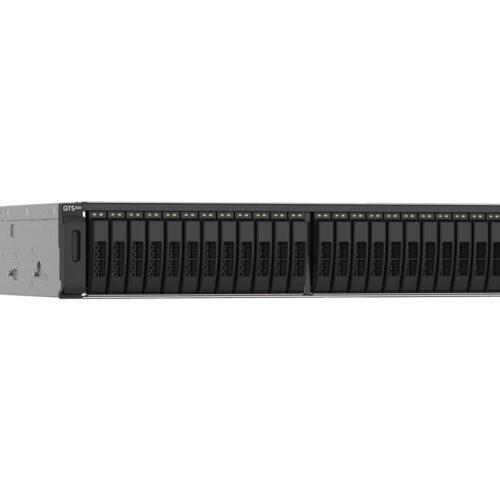 QNAP TS-h2490FU-7232P-64G 24-Bay all-flash NAS AMD EPYC 7232P NVMe Gen3x4 64Go RAM 2×2.5GbE LAN 2x25GbE SFP28