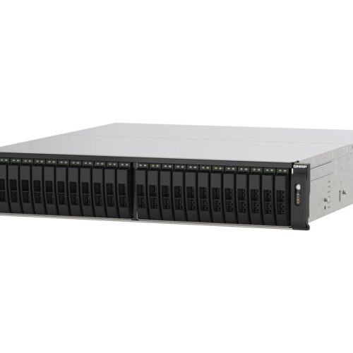 QNAP TS-h2490FU-7232P-64G 24-Bay all-flash NAS AMD EPYC 7232P NVMe Gen3x4 64Go RAM 2×2.5GbE LAN 2x25GbE SFP28