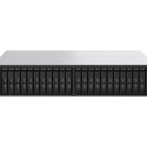 QNAP TS-h2490FU-7302P-128G 24-Bay all-flash NAS AMD EPYC 7302P NVMe Gen3x4 128Go RAM 2×2.5GbE LAN 4x25GbE SFP28