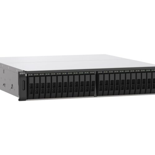 QNAP TS-h2490FU-7302P-128G 24-Bay all-flash NAS AMD EPYC 7302P NVMe Gen3x4 128Go RAM 2×2.5GbE LAN 4x25GbE SFP28