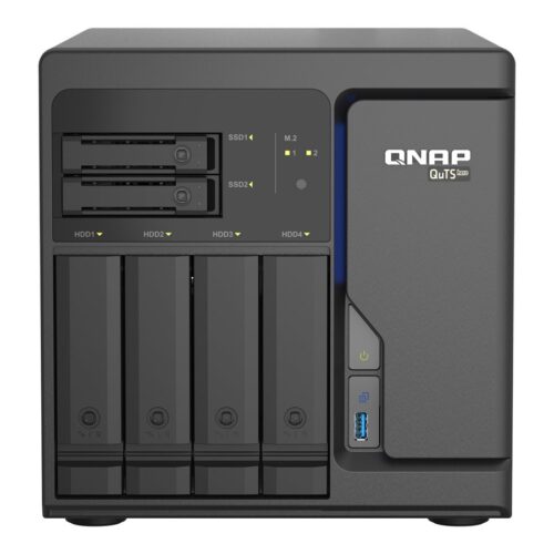 QNAP TS-h686-D1602-8G Intel Xeon D-1602 8Go RAM 4×2.5GbE 3xUSB3.2 4+2 2.5p/3.5p SATA 6Gbps