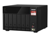 QNAP TVS-675-8G 6-bay NAS KX-U6580 8C/8T 2.5GHz 8Go 6xSATA 6Gb/s bays 2xM.2 NVMe PCIe Gen3 SSD slots 2×2.5GbE LAN optional 10GbE