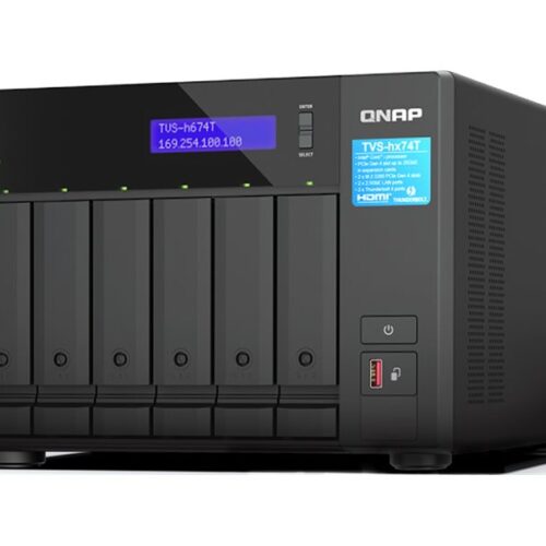 QNAP TVS-h674T-i5-32G 6-Bay NAS Intel Core i5-12400 6-core/12-thread up to 4.4GHz