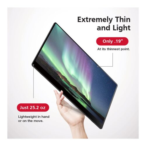 RICOH 15.6p 169 1920×1080 OLED 1ms 1000001 Wireless/Miracast 10-point Multi-Touch USB-C/Li-Ion Battery Powered