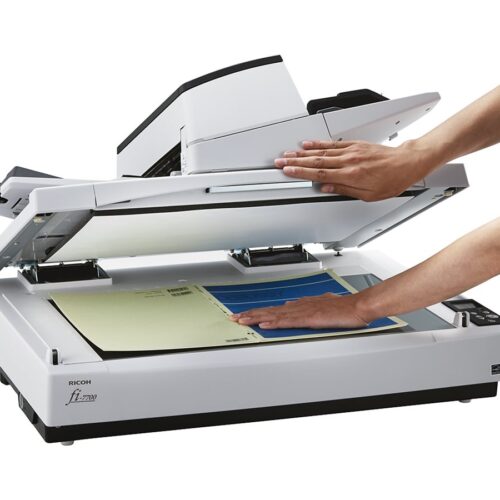 RICOH fi-7700 Scanner A3 100ppm 200ipm A3 ADF and Flatbed duplex document scanner. Incl PaperStream IP, PaperStream Capture