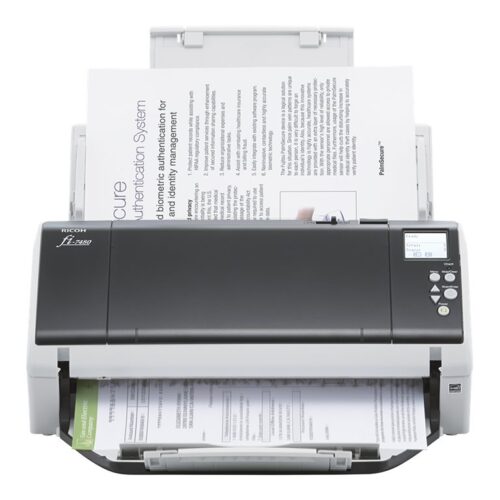 RICOH fi7480 Scanner A4 USB 3.0 80 ppm / 160 ipm 300dpi A4L ADF for up to 100 sheets 80g/m supports scanning A3 format doc