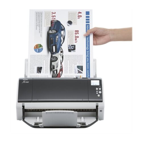 RICOH fi7480 Scanner A4 USB 3.0 80 ppm / 160 ipm 300dpi A4L ADF for up to 100 sheets 80g/m supports scanning A3 format doc