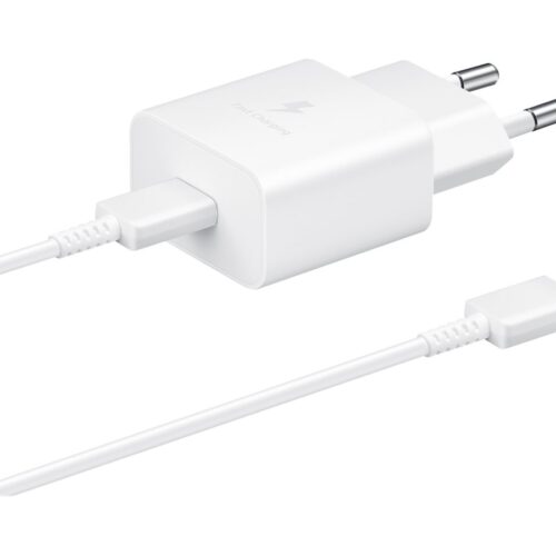 SAMSUNG 15W Adapter C to C Cable included White