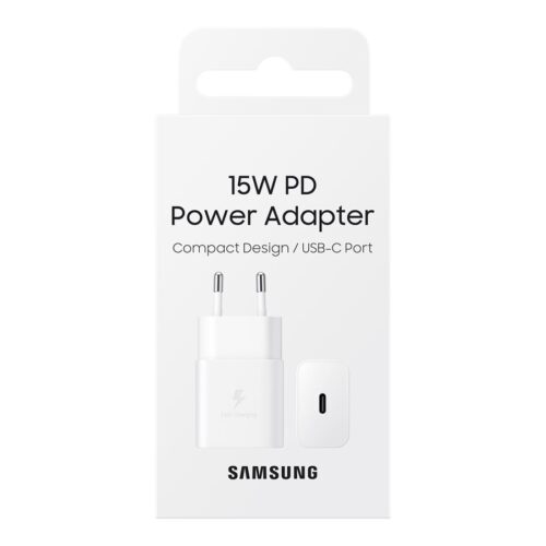 SAMSUNG 15W Adapter UCB-C port without cable White