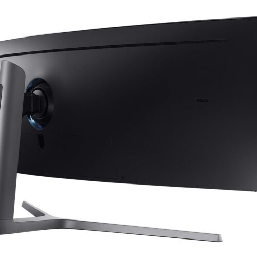 SAMSUNG C49HG90DMU 49in 32:9 Curved 1800R 3840×1080 VA QLED HDR 1ms MPRT 144Hz HDMIx2 DP Dual hinge height adj stand VESA