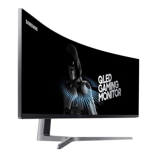 SAMSUNG C49HG90DMU 49in 32:9 Curved 1800R 3840×1080 VA QLED HDR 1ms MPRT 144Hz HDMIx2 DP Dual hinge height adj stand VESA