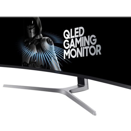 SAMSUNG C49HG90DMU 49in 32:9 Curved 1800R 3840×1080 VA QLED HDR 1ms MPRT 144Hz HDMIx2 DP Dual hinge height adj stand VESA