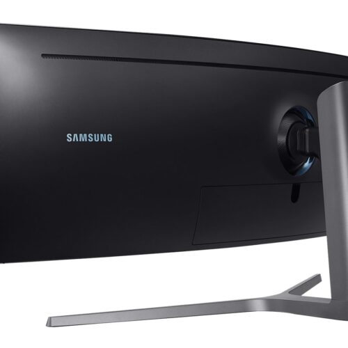 SAMSUNG C49HG90DMU 49in 32:9 Curved 1800R 3840×1080 VA QLED HDR 1ms MPRT 144Hz HDMIx2 DP Dual hinge height adj stand VESA