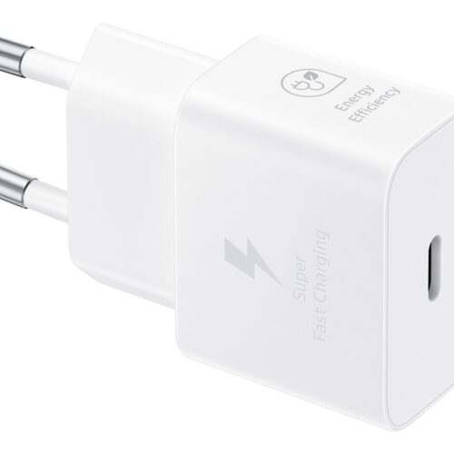 SAMSUNG fast charger USB-C 25W without data cable white