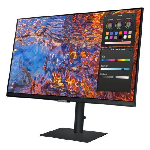 SAMSUNG LS27B800PXPXEN 27p 16:9 3840×2160 IPS 5ms HDR400 HAS/Swivel/Pivot/Tilt HDMI/DP/USB-C 90W/LAN USB3 Hub VESA 100