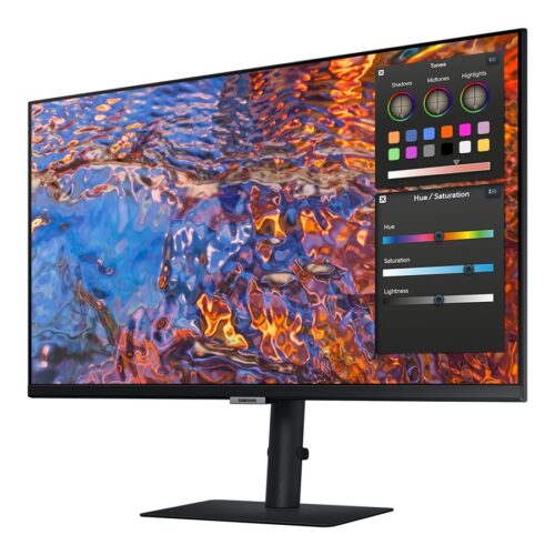 SAMSUNG LS27B800PXPXEN 27p 16:9 3840×2160 IPS 5ms HDR400 HAS/Swivel/Pivot/Tilt HDMI/DP/USB-C 90W/LAN USB3 Hub VESA 100