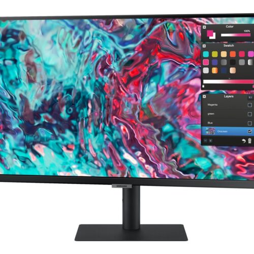 SAMSUNG LS27B800TGUXEN 27p S80TB UHD 3840×2160 2x Thunderbolt 4& Lan port Daisy Chain Built-in speakers Intelligent