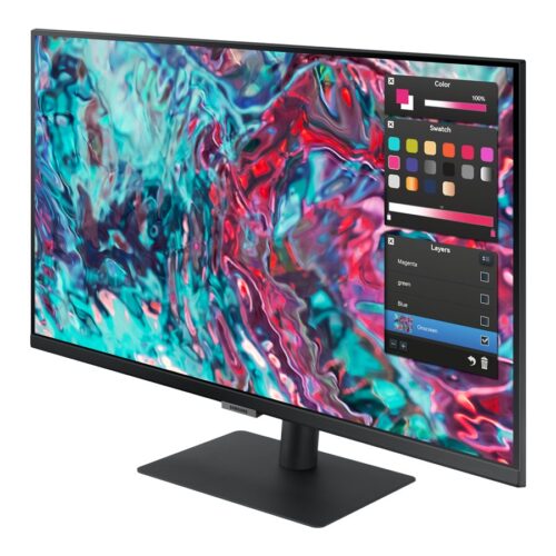 SAMSUNG LS27B800TGUXEN 27p S80TB UHD 3840×2160 2x Thunderbolt 4& Lan port Daisy Chain Built-in speakers Intelligent