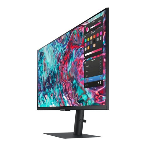 SAMSUNG LS27B800TGUXEN 27p S80TB UHD 3840×2160 2x Thunderbolt 4& Lan port Daisy Chain Built-in speakers Intelligent