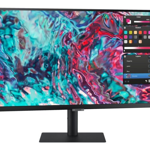 SAMSUNG LS27B800TGUXEN 27p S80TB UHD 3840×2160 2x Thunderbolt 4& Lan port Daisy Chain Built-in speakers Intelligent