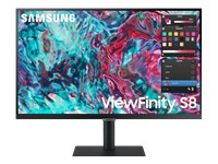 SAMSUNG LS27B800TGUXEN 27p S80TB UHD 3840×2160 2x Thunderbolt 4& Lan port Daisy Chain Built-in speakers Intelligent